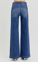 Risen Brand Tummy Control Wide Leg Denim