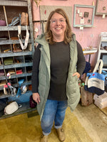 Hooded Long Body Vest