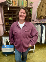 Mineral Wash Shacket