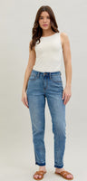 Judy Blue Release Hem Boyfriend Jeans