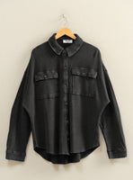 Mineral Wash Shacket