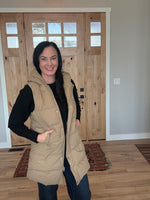 Hooded Long Body Vest