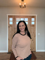 Scallop Trim Sweater