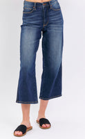 Wide Leg Cropped Judy Blue Denim