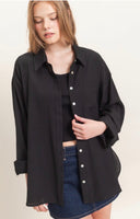 Classic Solid Button Down Shirt