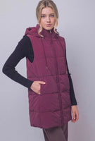 Hooded Long Body Vest