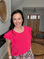 Flutter Sleeve Blouse