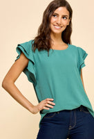 Flutter Sleeve Blouse