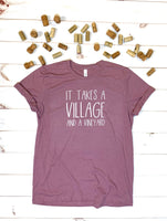 It takes a village graphic tee