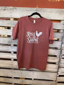 Rise and Shine Mother Cluckers Graphic Tee