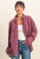 Mineral Wash Shacket
