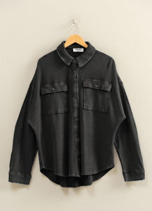 Mineral Wash Shacket