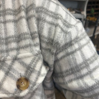 Plaid Button Down Shacket