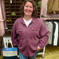 Mineral Wash Shacket