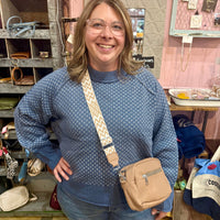 Abstract Print Sweater