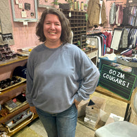 Oversized Mineral Wash Sweatshirt