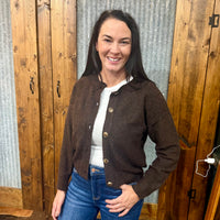 Waist Length Cardigan