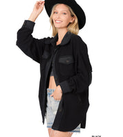 Oversized Fleece Shacket
