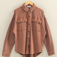 Mineral Wash Shacket