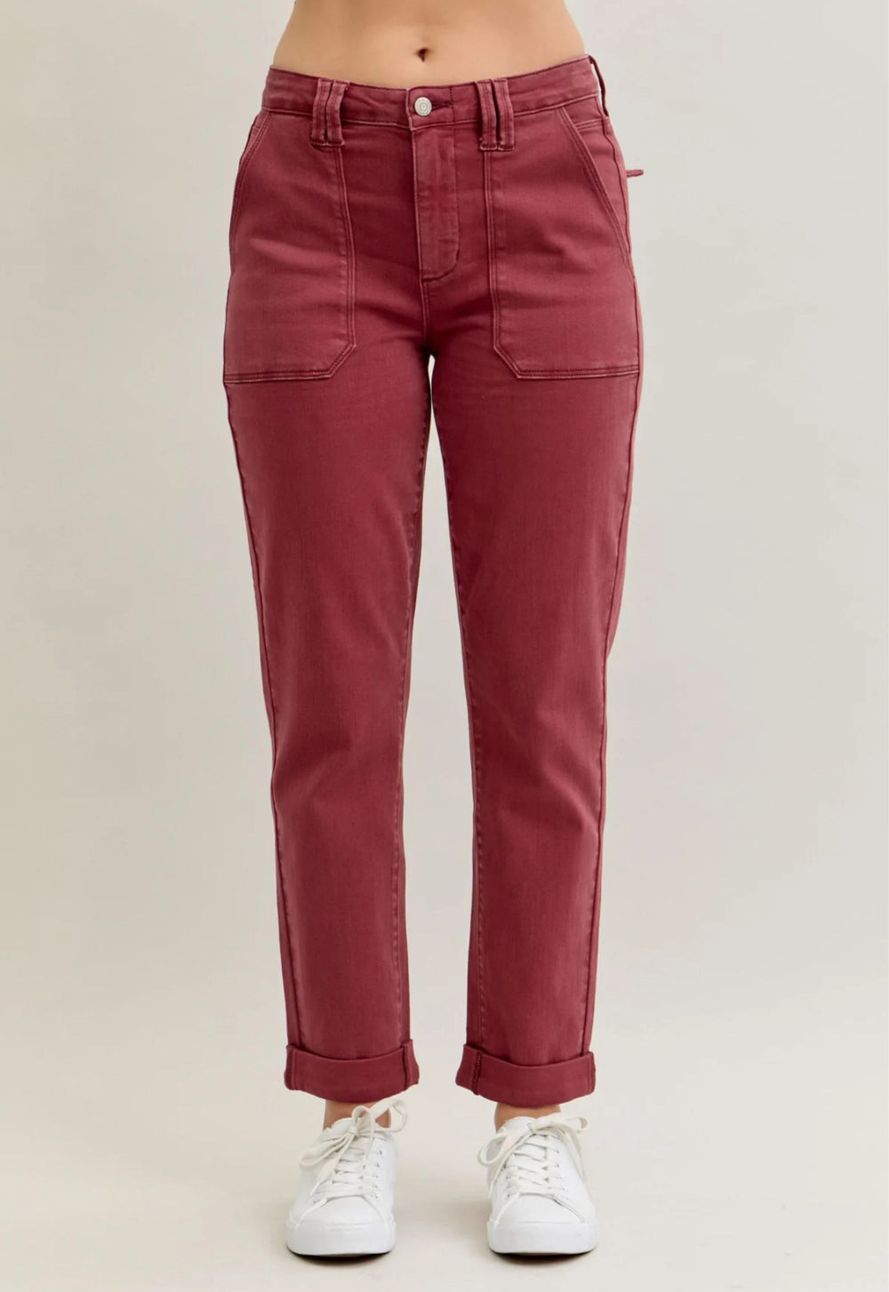 Judy Blue Burgundy Joggers