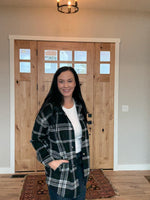 Plaid Hooded Shacket

