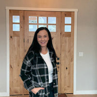 Plaid Hooded Shacket