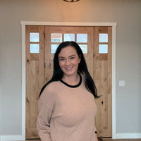 Scallop Trim Sweater