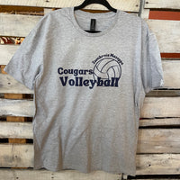 Cougar Volleyball Graphic