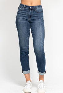 Judy Blue Slim Cuffed Denim