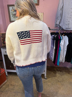 American Flag Cardigan
