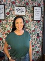 Relaxed Short Sleeve Dolman Tee
