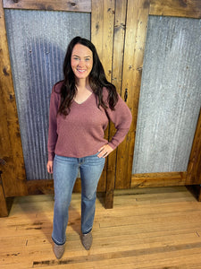 V Neck Relaxed Fit Sweater