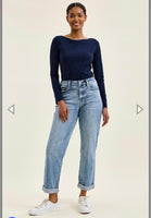 Judy Blue Light Wash Boyfriend Denim
