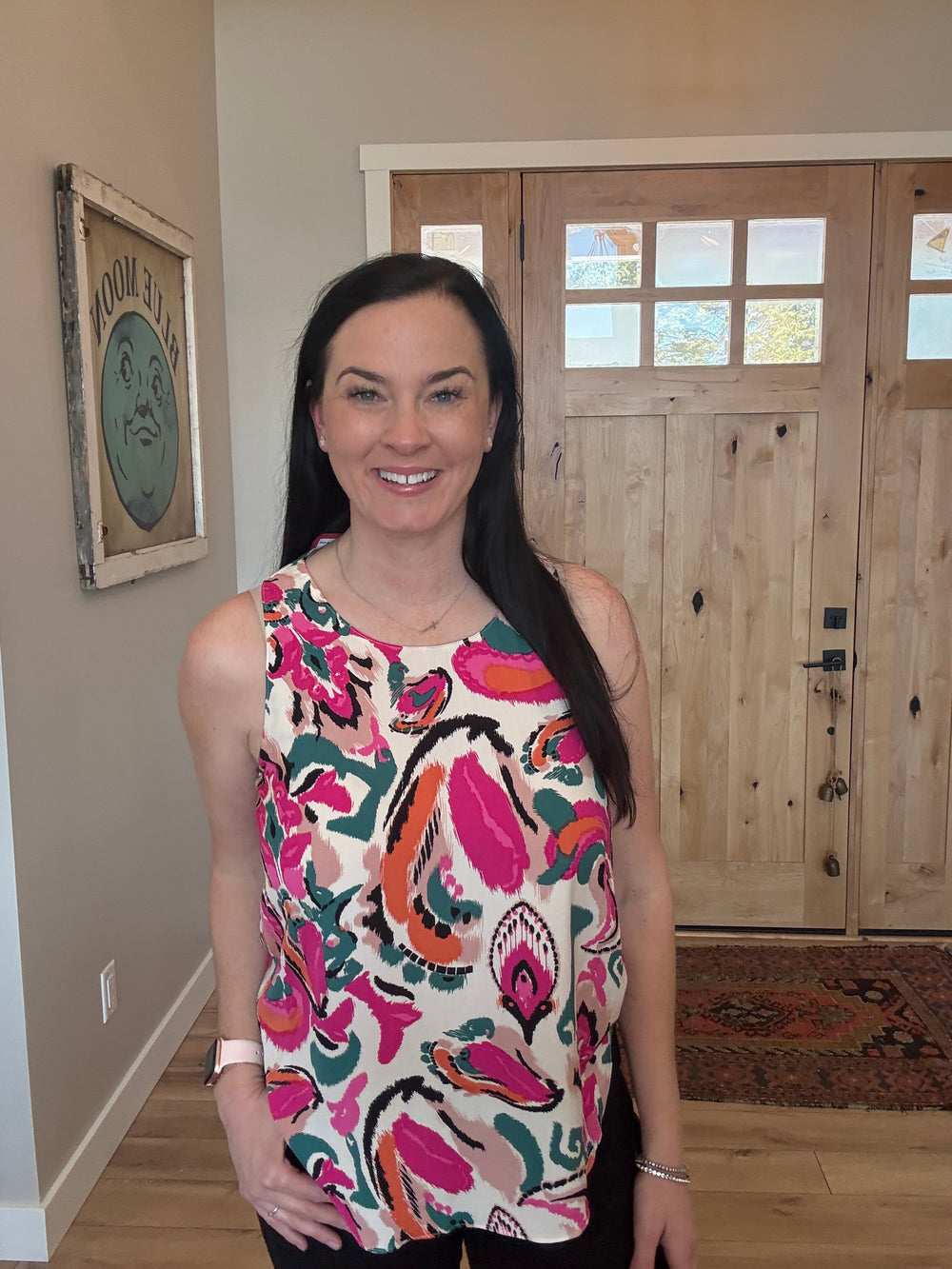 Paisley Print Tank