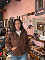 Waist Length Puffer Coat
