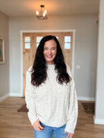 Grid Texture Sweater
